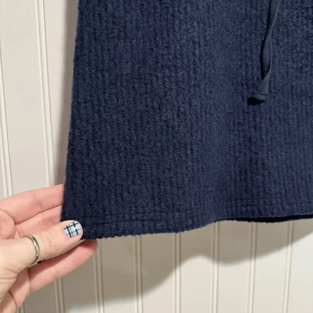 Toad Co Navy Blue Wiggins Sweater Skirt Wool Blend Size Small - Picture 3 of 7